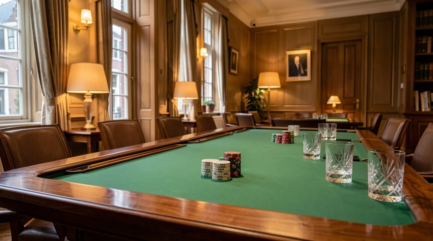 Exclusieve poker salon bij Varenelle aan het Lange Voorhout