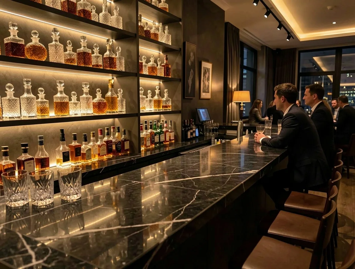 De bar en lounge bij Varenelle