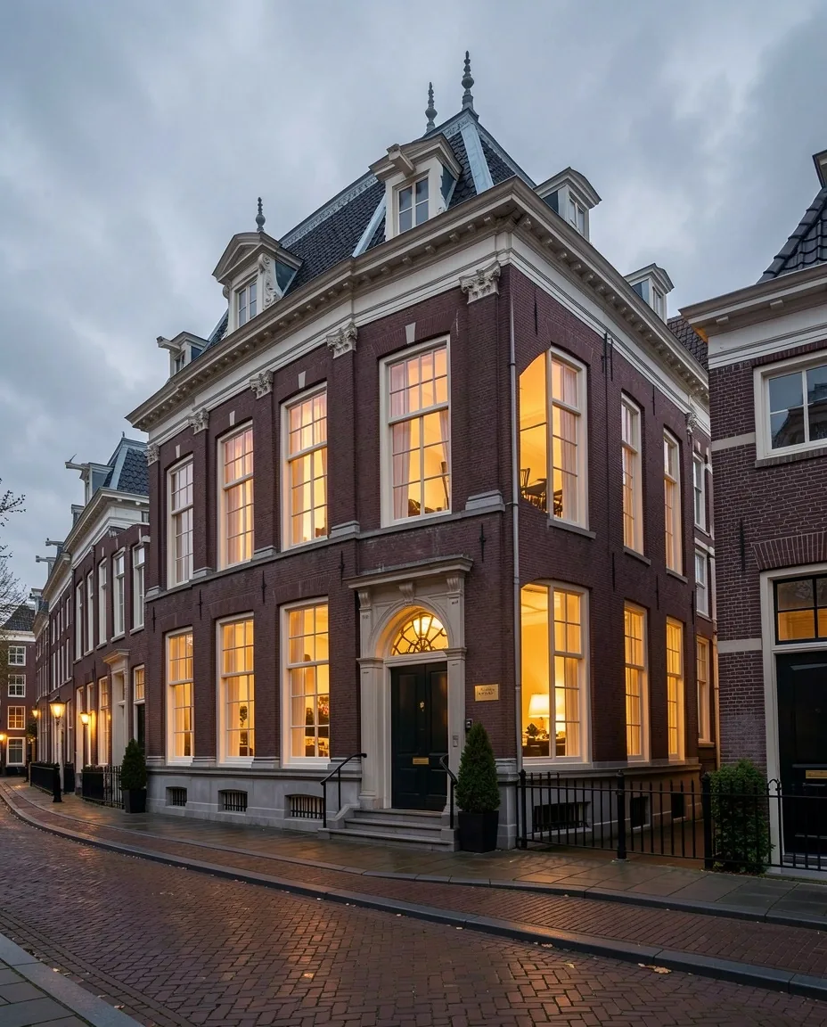 Historisch pand van Varenelle aan het Lange Voorhout in Den Haag